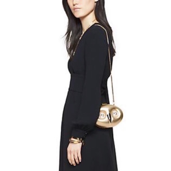 🆕﻿Kate Spade Tie Waist Dress, NWT✨Size 14, black - Picture 3 of 14